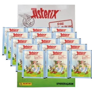 Panini Asterix Das Reise-Album Sticker - 1x Stickeralbum + 15x Stickertüten