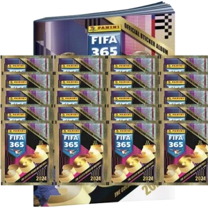 Panini FIFA 365 2024 Sticker - 1x Stickeralbum + 20x Stickertüten