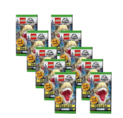 LEGO Jurassic World Serie 3 Trading Cards - 10x Booster
