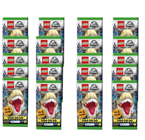 LEGO Jurassic World Serie 3 Trading Cards - 20x Booster