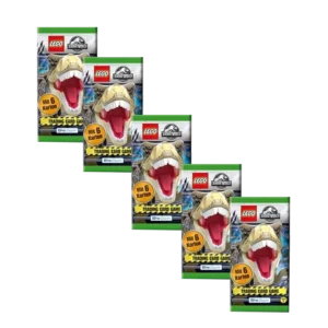 LEGO Jurassic World Serie 3 Trading Cards - 5x Booster