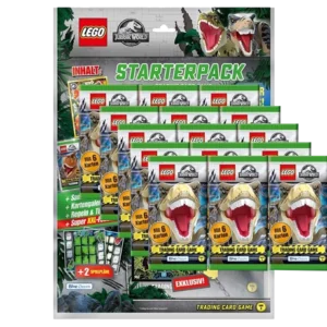 LEGO Jurassic World Serie 3 Trading Cards - 1x Starterpack + 15x Booster