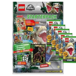 LEGO Jurassic World Serie 3 Trading Cards - 1x Starterpack + 5x Booster