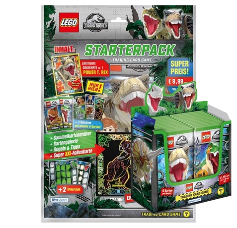 LEGO Jurassic World Serie 3 Trading Cards - 1x Starterpack + 1x Display je 36x Booster