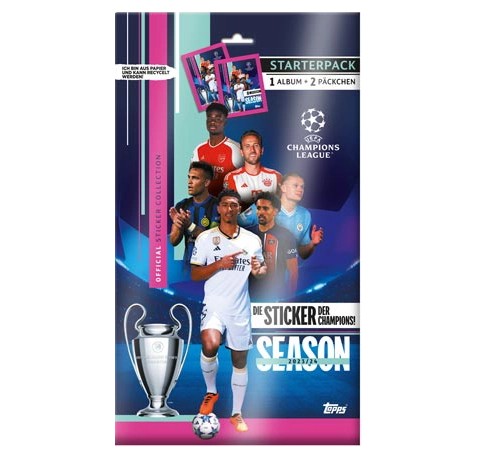 Topps Champions League 2023-2024 Sticker - 1x Starterpack
