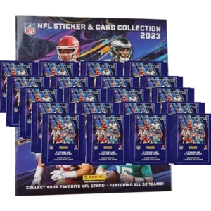 Panini NFL 2023 Sticker & Cards Serie - 1x Stickeralbum + 20x Stickertüten