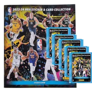 Panini NBA Saison 2023-24 Sticker - 1x Sammelalbum + 5x Sammeltüten