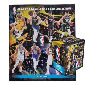 Panini NBA Saison 2023-24 Sticker - 1x Sammelalbum + 1x Display je 50x Sammeltüten