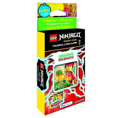 LEGO Ninjago Trading Cards Serie 9 Dragons Rising - 1x Eco Pack ohne direkte Auswahl der LE Karte