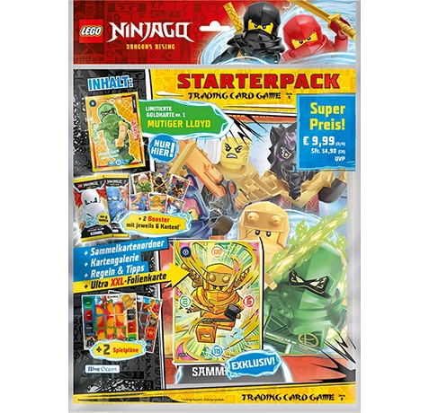 LEGO Ninjago Trading Cards Serie 9 Dragons Rising - 1x Starter Pack