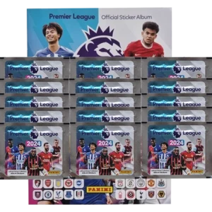 Panini Premier League Sticker 2023-24 -1x Sammelalbum + 15x Sammeltüten