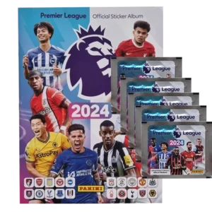 Panini Premier League Sticker 2023-24 -1x Sammelalbum + 5x Sammeltüten
