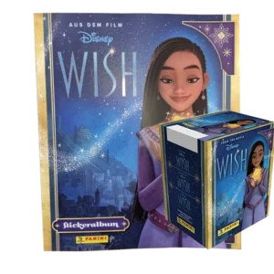 Panini Disney Wish Sticker - 1x Stickeralbum + 1x Display je 36 Stickertüten
