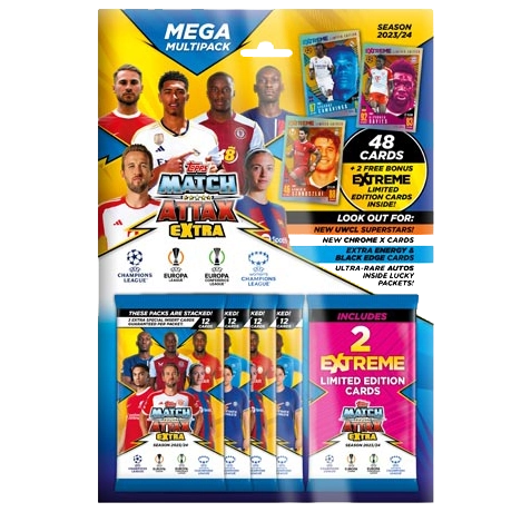 Topps Champions League Match Attax EXTRA 2023-24 - 1x Mega Multipack