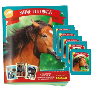 Panini Meine Reiterwelt Pferde Sticker (2024) - 1x Stickeralbum + 5x Stickertüten