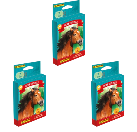 Panini Meine Reiterwelt Pferde Sticker (2024) - 3x Eco Blister Pack