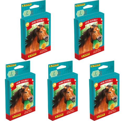 Panini Meine Reiterwelt Pferde Sticker (2024) - 5x Eco Blister Pack