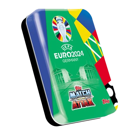 Topps UEFA EURO 2024 Match Attax Trading Cards – 1x Mini Tin Grün