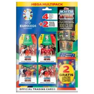 Topps UEFA EURO 2024 Match Attax Trading Cards – 1x ULTRA Mega Multipack