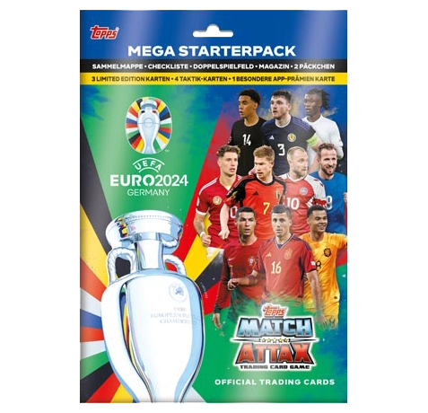 Topps UEFA EURO 2024 Match Attax Trading Cards – 1x Starterpack