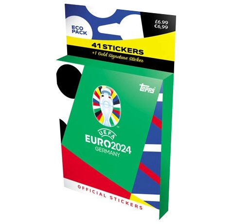 Topps UEFA EURO 2024 Sticker - 1x Eco Blister Pack