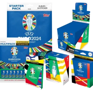 Topps UEFA EURO 2024 Sticker - 1x Mega Bundle Set