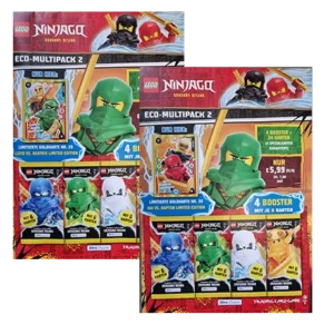 LEGO Ninjago Trading Cards Serie 9 Dragons Rising - 1x Multipack 2 Set beide Multipack mit LE29 und LE30