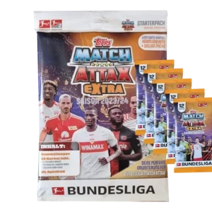 Topps Bundesliga Match Attax EXTRA 2023-24 - 1x Starterpack + 5x Booster
