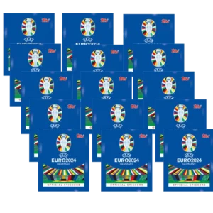 Topps UEFA EURO 2024 Sticker - 15x Stickertüten