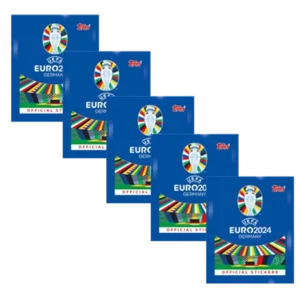 Topps UEFA EURO 2024 Sticker - 5x Stickertüten