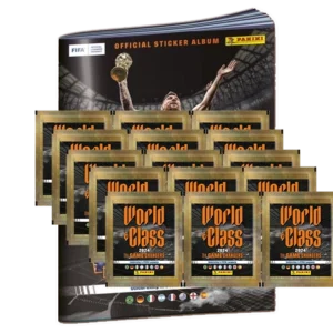 Panini World Class Sticker 2024 - 1x Sammelalbum + 15x Stickertüten