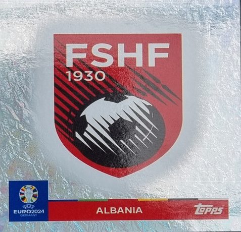 Topps UEFA EURO 2024 Sticker - ALB 1 LOGO ALBANIEN