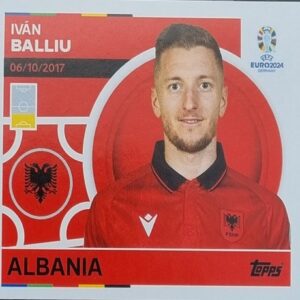Topps UEFA EURO 2024 Sticker - ALB 5 IVAN BALLIU