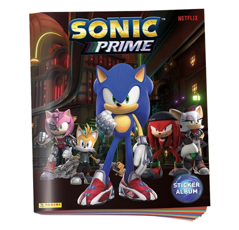 Panini Sonic Prime Sticker-Kollektion - 1x Sammelalbum