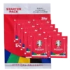 Topps UEFA EURO 2024 Sticker Kollektion (SWISS VERSION) Rote Sticker Variante – 1x Starterpack + 10x Stickertüten