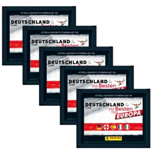 Panini Deutschland und die Besten aus Europa 2024 Sticker - 5x Stickertüten