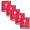 Topps UEFA EURO 2024 Sticker Kollektion (SWISS VERSION) Rote Sticker Variante – 5x Stickertüten