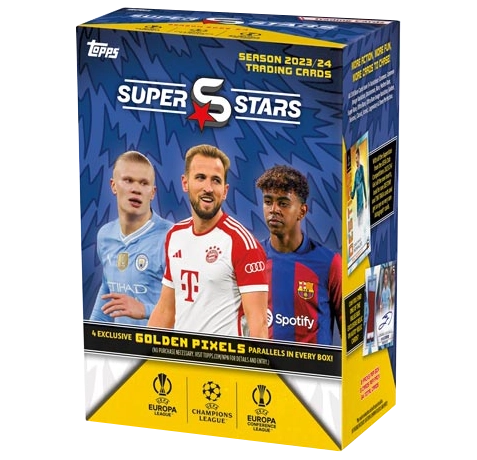 Topps UCL Superstars Saison 2023-24 Trading Cards - 1x Value Box