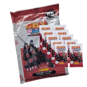 Panini Naruto Shippuden Akatsuki Attax Trading Cards (2024) - 1x Starterpack + 10x Booster Packs