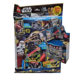 LEGO Star Wars Trading Cards Serie 5 “25 Jahre LEGO SW“ – 1x Starterpack + 1x Display je 36x Booster