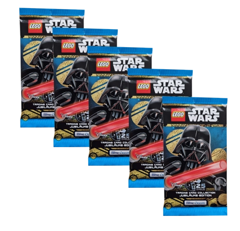 LEGO Star Wars Trading Cards Serie 5 “25 Jahre LEGO SW“ – 5x Booster