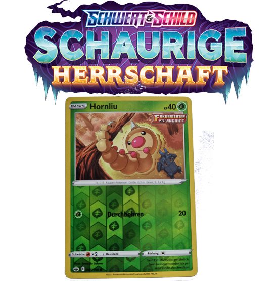 Pokémon Schaurige Herrschaft 001/198 Hornliu REVERSE HOLO