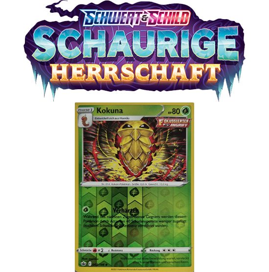 Pokémon Schaurige Herrschaft 002/198 Kokuna REVERSE HOLO