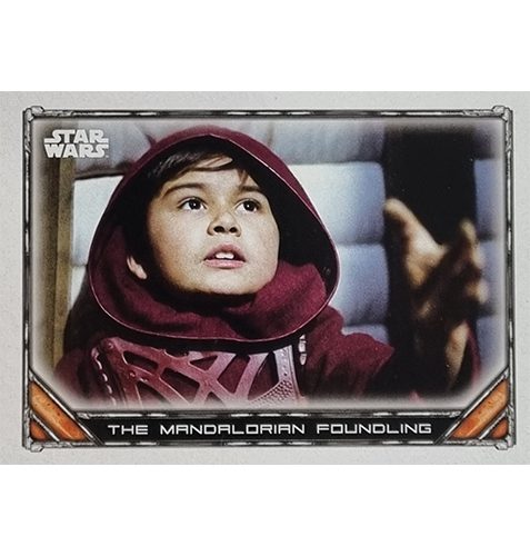 Topps The Mandalorian Trading Cards 2021 Nr 004 The Mandalorian Foundling