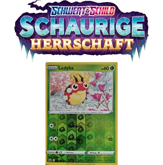 Pokémon Schaurige Herrschaft 004/198 Ledyba REVERSE HOLO