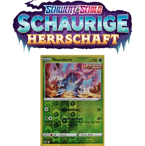 Pokémon Schaurige Herrschaft 006/198 Skaraborn REVERSE HOLO