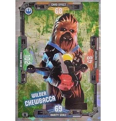 LEGO Star Wars Serie 3 Trading Cards - Nr 009 Wilder Chewbacca