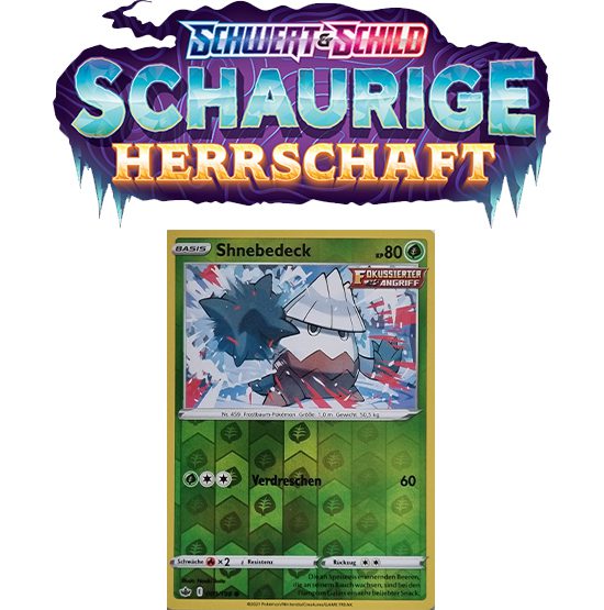 Pokémon Schaurige Herrschaft 009/198 Shnebedeck REVERSE HOLO