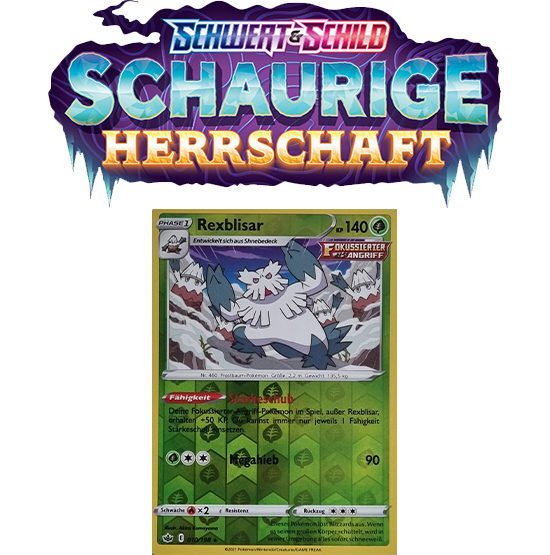 Pokémon Schaurige Herrschaft 010/198 Rexblisar REVERSE HOLO