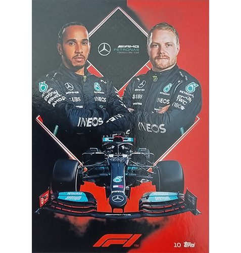 Turbo Attax 2021 Nr 010 MercedesAMG Petronas Formula One Team Card